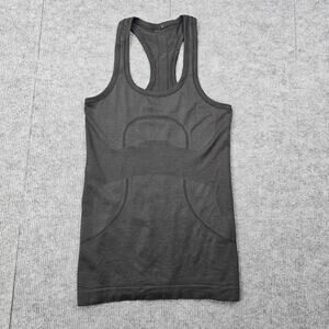 Lululemon Swiftly Tech Tank Top Womens 4 Black Racerback Athletic Running Gym